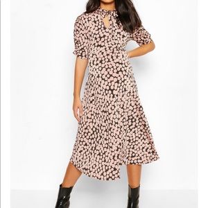 NWT Maternity Midi Skater Dress